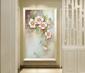 3D Flowers Bloom WC266 Wall Murals Wallpaper AJ Wallpaper 2 