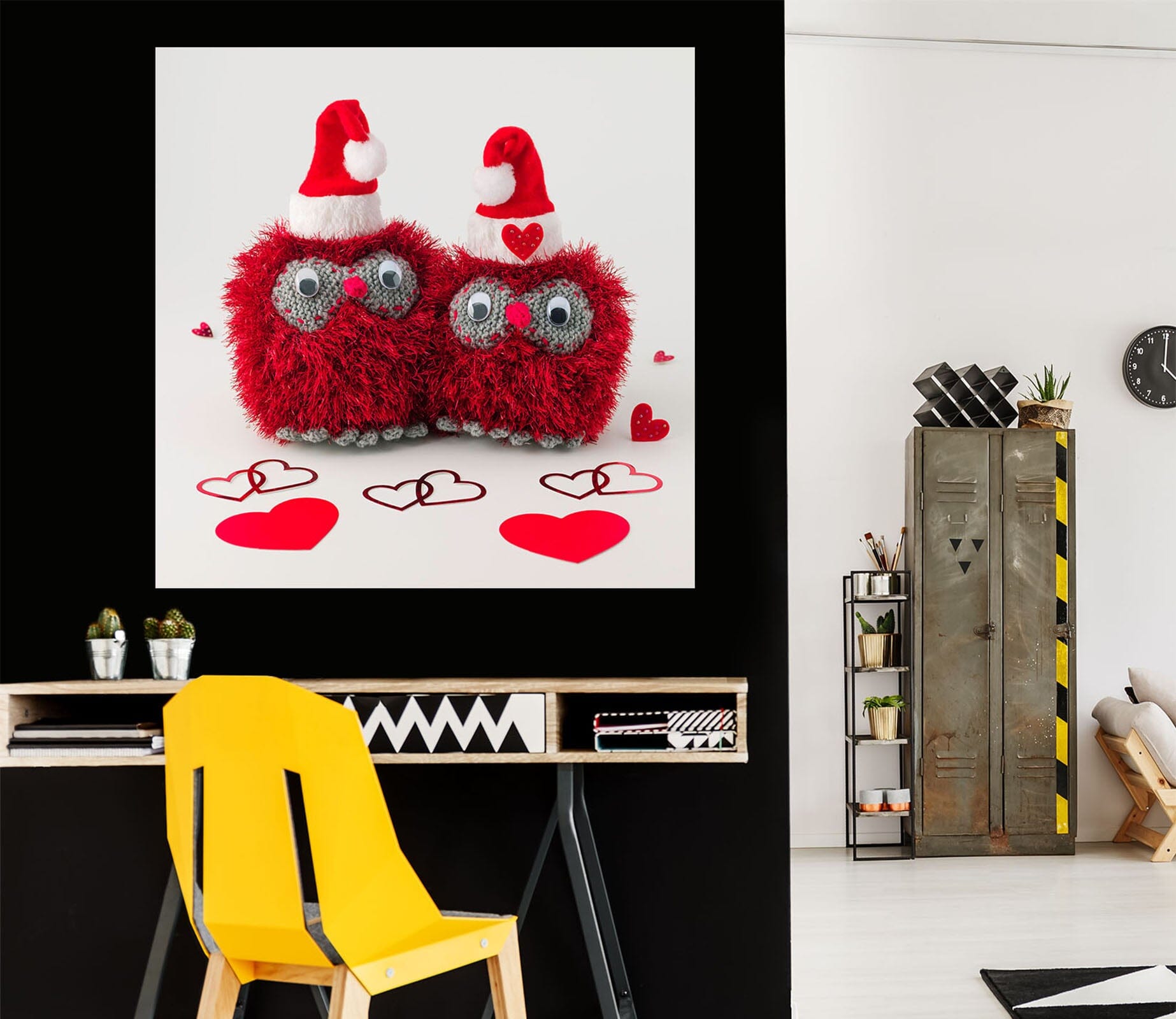 3D Red Wool 037 Assaf Frank Wall Sticker Wallpaper AJ Wallpaper 2 