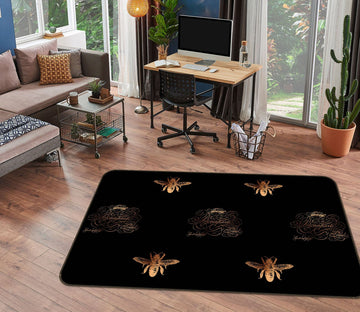 3D Golden Firefly 171 Uta Naumann Rug Non Slip Rug Mat Mat AJ Creativity Home 