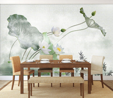 3D Gazy Lotus Leaf 537 Wallpaper AJ Wallpaper 2 