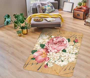 3D Flowers 76152 Non Slip Rug Mat