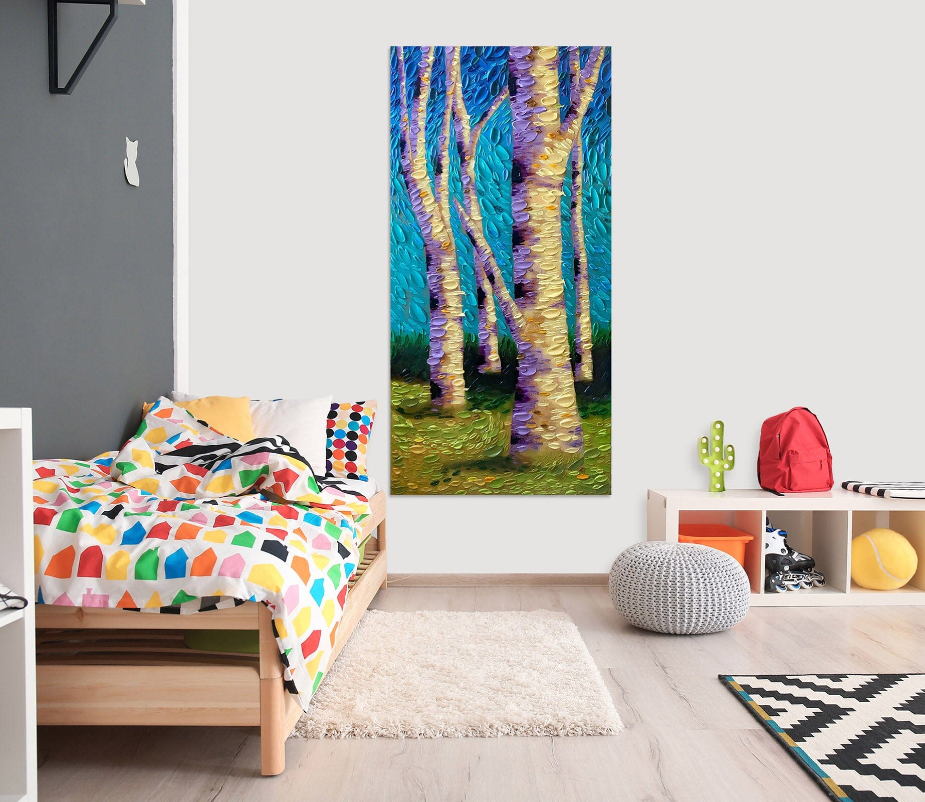 3D Garden Branches Mystery 002 Dena Tollefson Wall Sticker Wallpaper AJ Wallpaper 2 