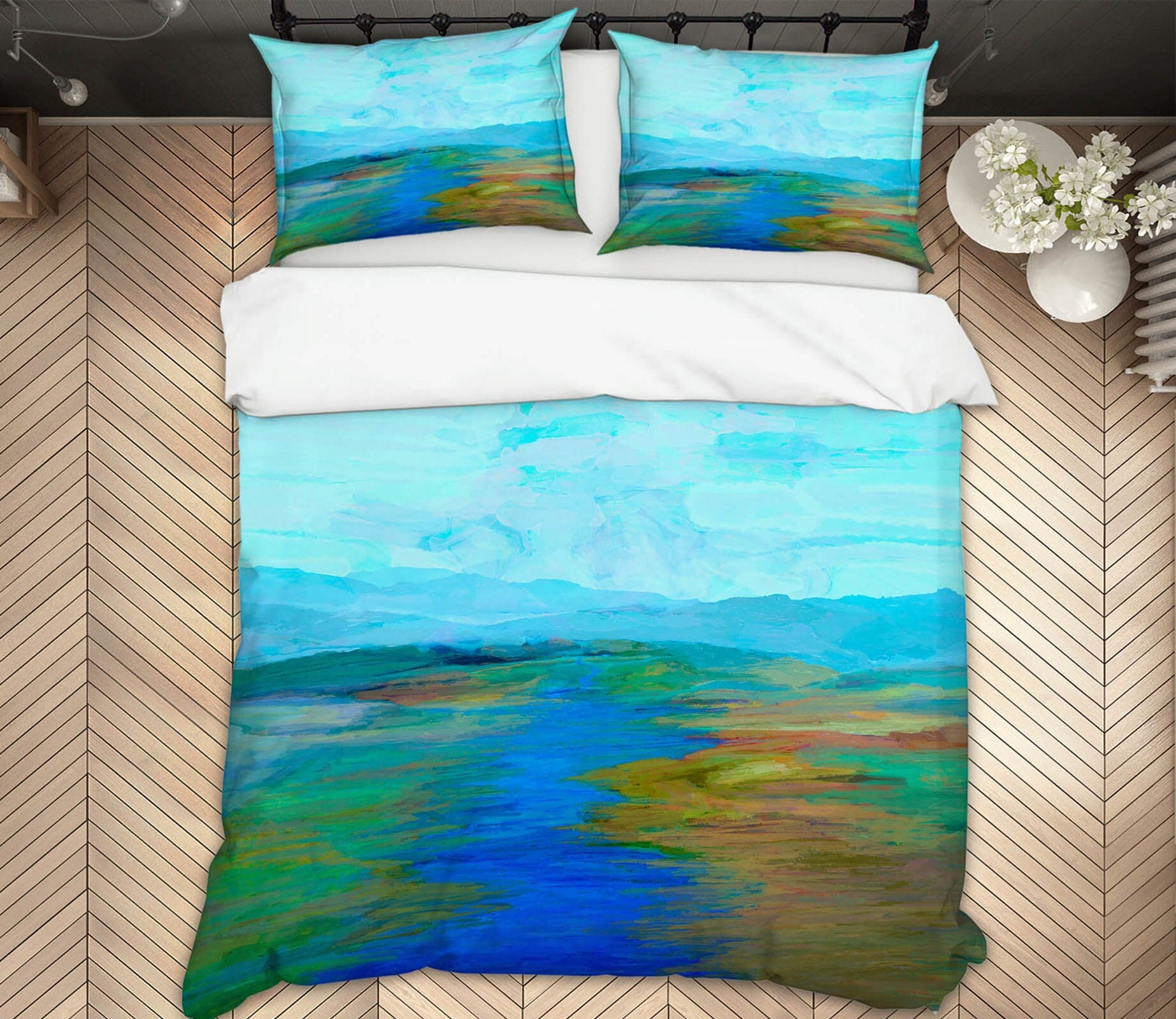 3D Undersea Channel 2114 Michael Tienhaara Bedding Bed Pillowcases Quilt Quiet Covers AJ Creativity Home 