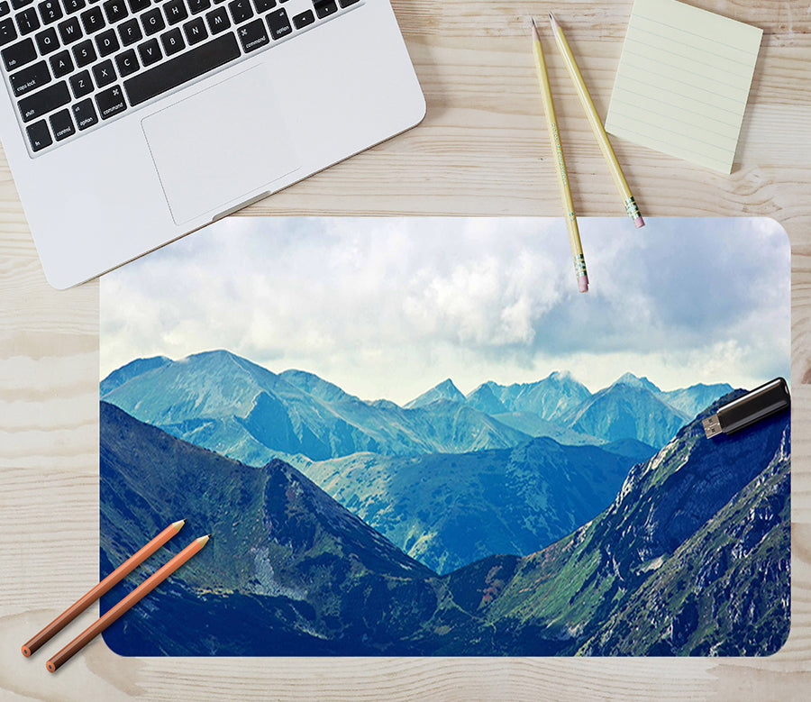 3D Mountains 17092 Desk Mat