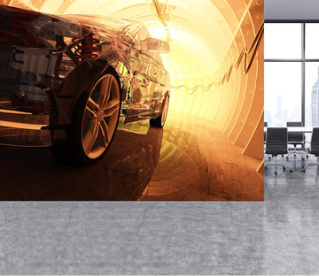 3D Transparent Cars 401 Vehicle Wall Murals