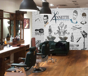 3D Haircut Sign 1474 Barber Shop Wall Murals Wallpaper AJ Wallpaper 2 
