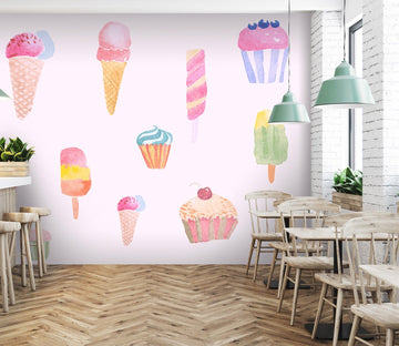 3D Pink Ice Cream 14 Wallpaper AJ Wallpaper 2 