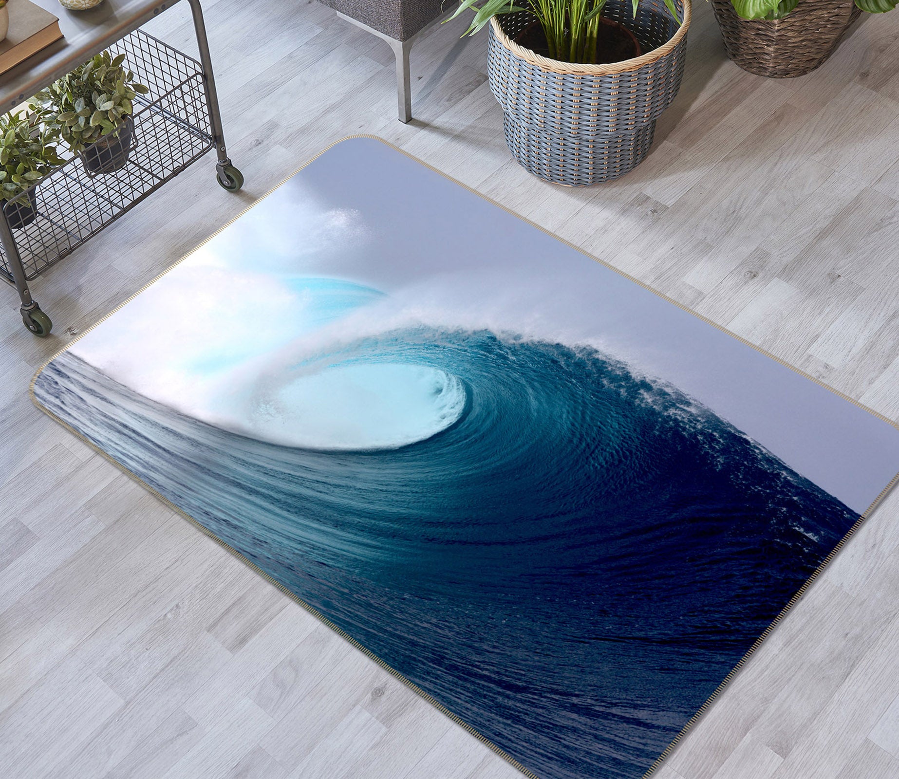 3D Waves 36011 Non Slip Rug Mat