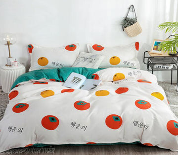 3D Persimmon 12093 Bed Pillowcases Quilt