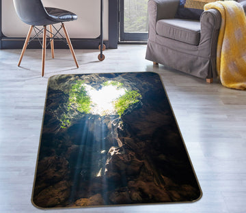 3D Stone Cave 26057 Non Slip Rug Mat