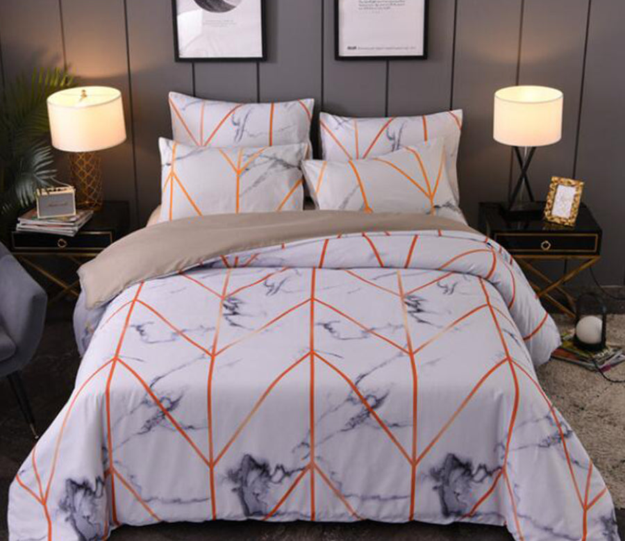 3D Line 8069 Bed Pillowcases Quilt