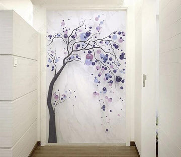 3D Purple Tree WC274 Wall Murals Wallpaper AJ Wallpaper 2 