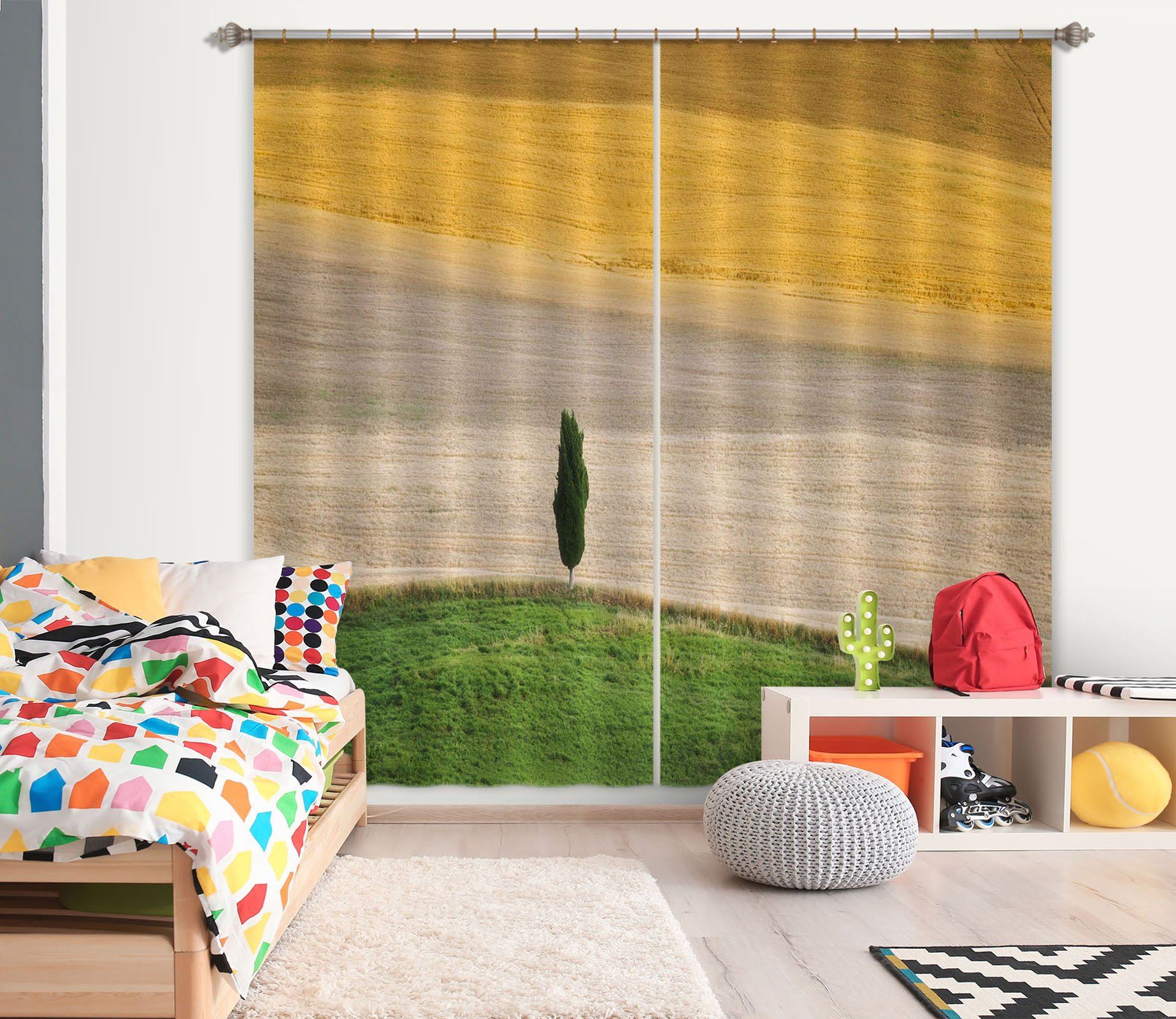 3D Beach Grass 150 Marco Carmassi Curtain Curtains Drapes Curtains AJ Creativity Home 
