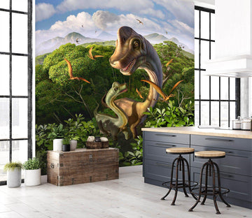 3D Brachiosaurus 1404 Jerry LoFaro Wall Mural Wall Murals Wallpaper AJ Wallpaper 2 