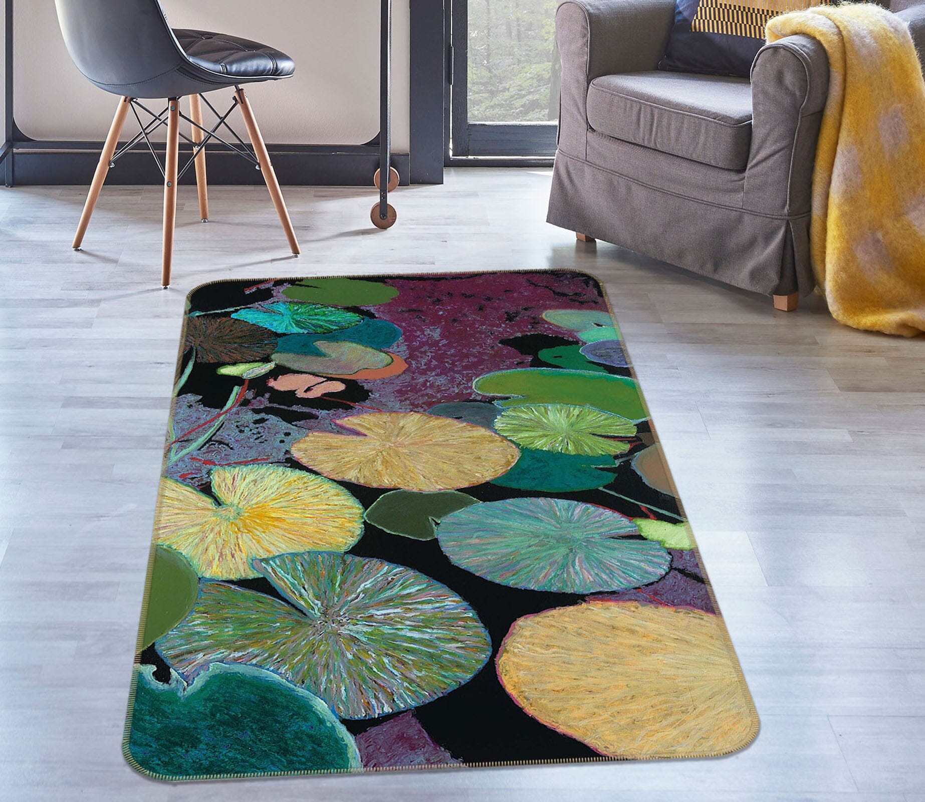 3D Secret Hideaway 3040 Allan P. Friedlander Rug Non Slip Rug Mat Mat AJ Creativity Home 