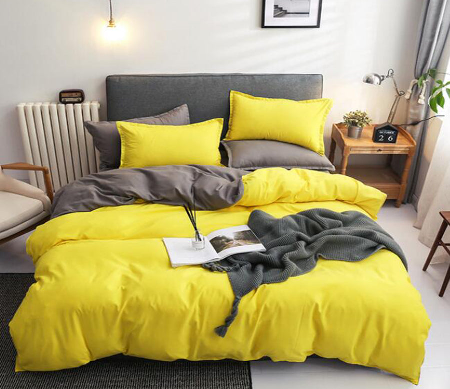 3D Yellow Brown 12114 Bed Pillowcases Quilt