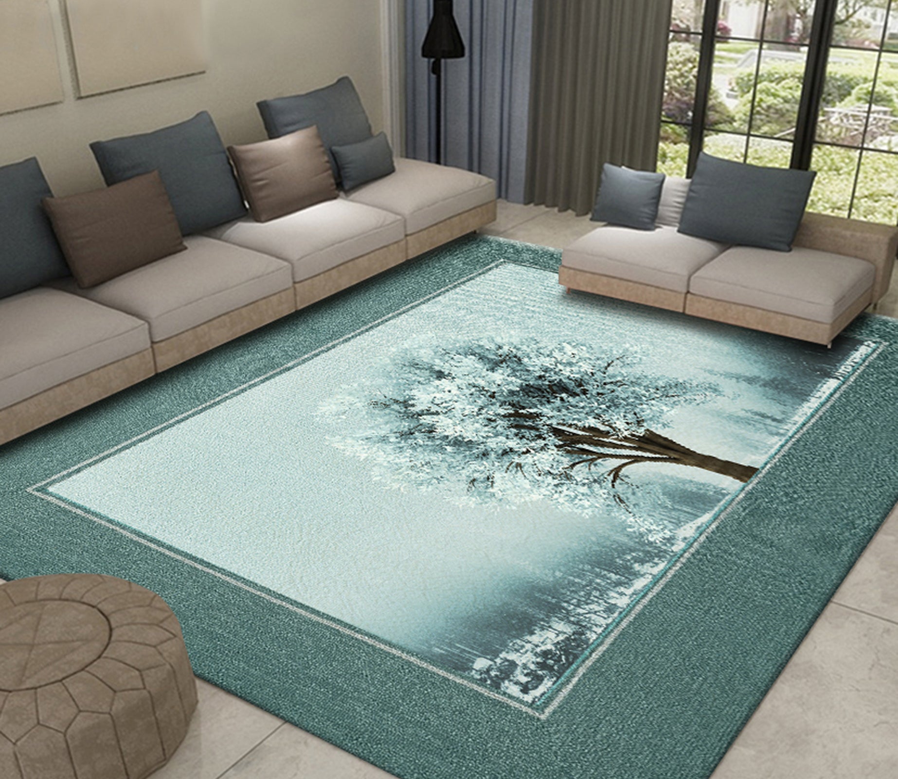 3D Forest WG462 Non Slip Rug Mat Mat AJ Creativity Home 