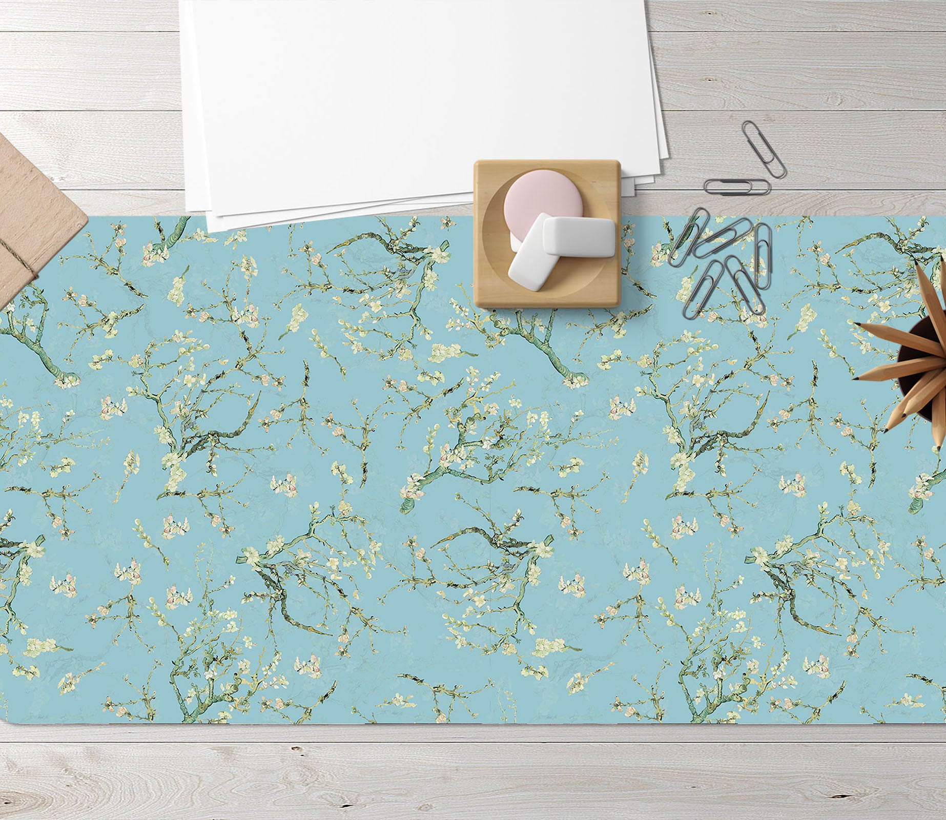 3D Floral Branch 120190 Uta Naumann Desk Mat