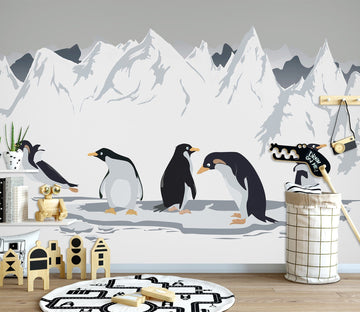 3D Arctic Penguin 1688 Wall Murals Wallpaper AJ Wallpaper 2 