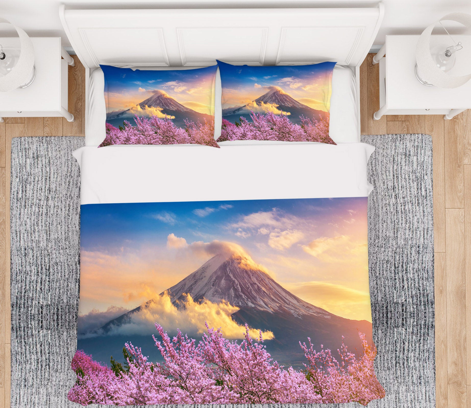 3D Mount Fuji 60215 Bed Pillowcases Quilt