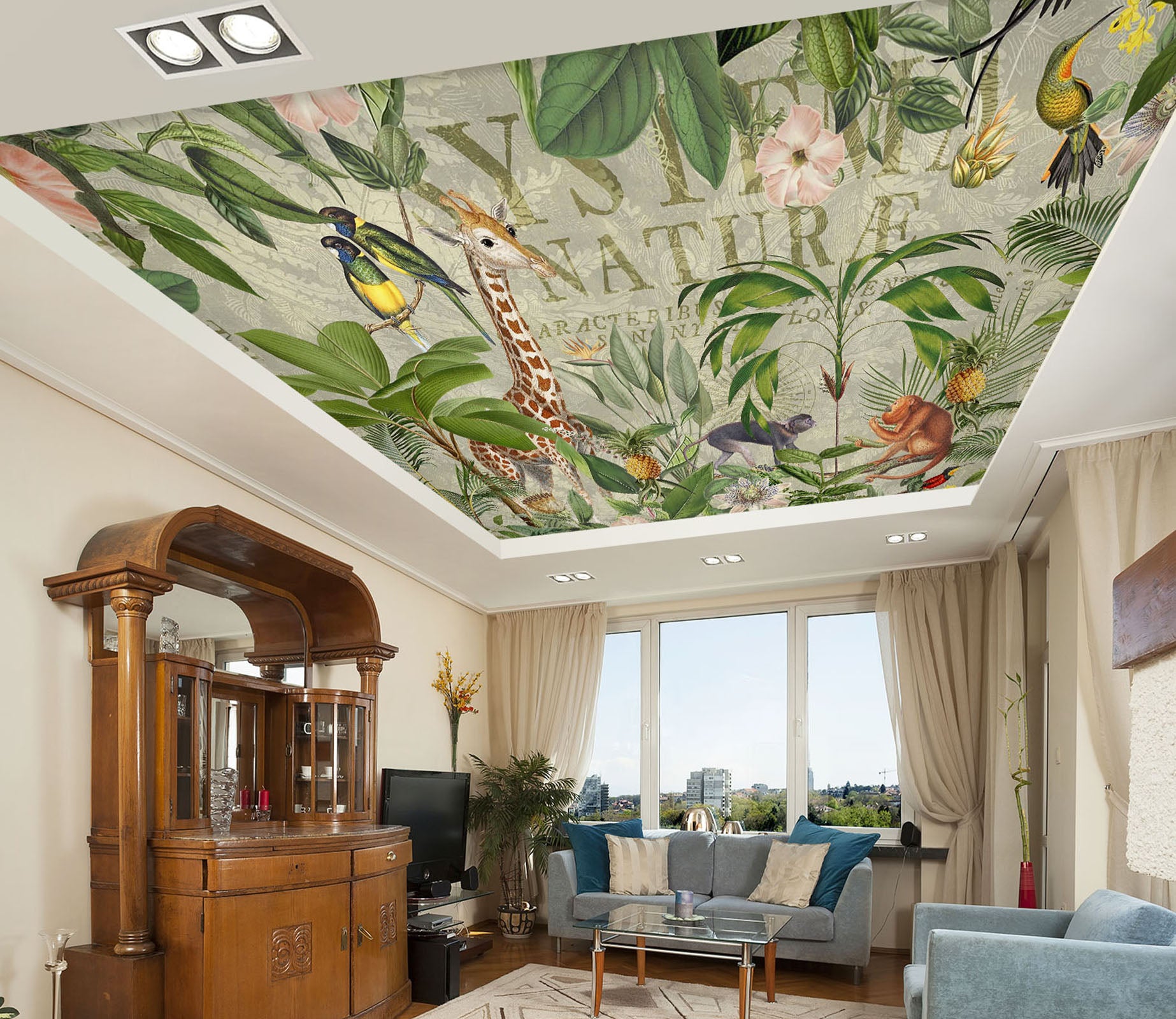 3D Animal Trees 5271 Andrea Haase Ceiling Wallpaper Murals