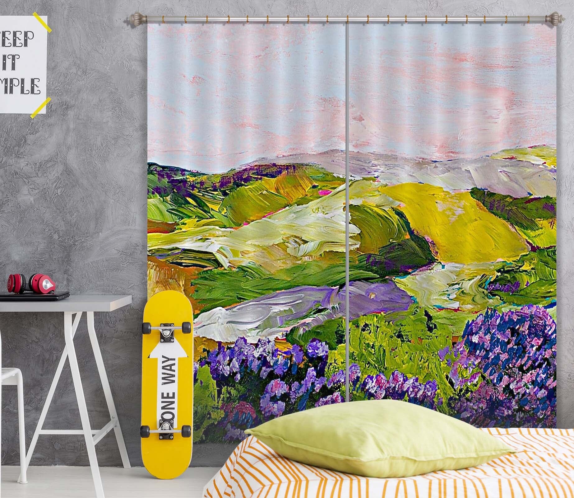3D Small Hill 171 Allan P. Friedlander Curtain Curtains Drapes Curtains AJ Creativity Home 