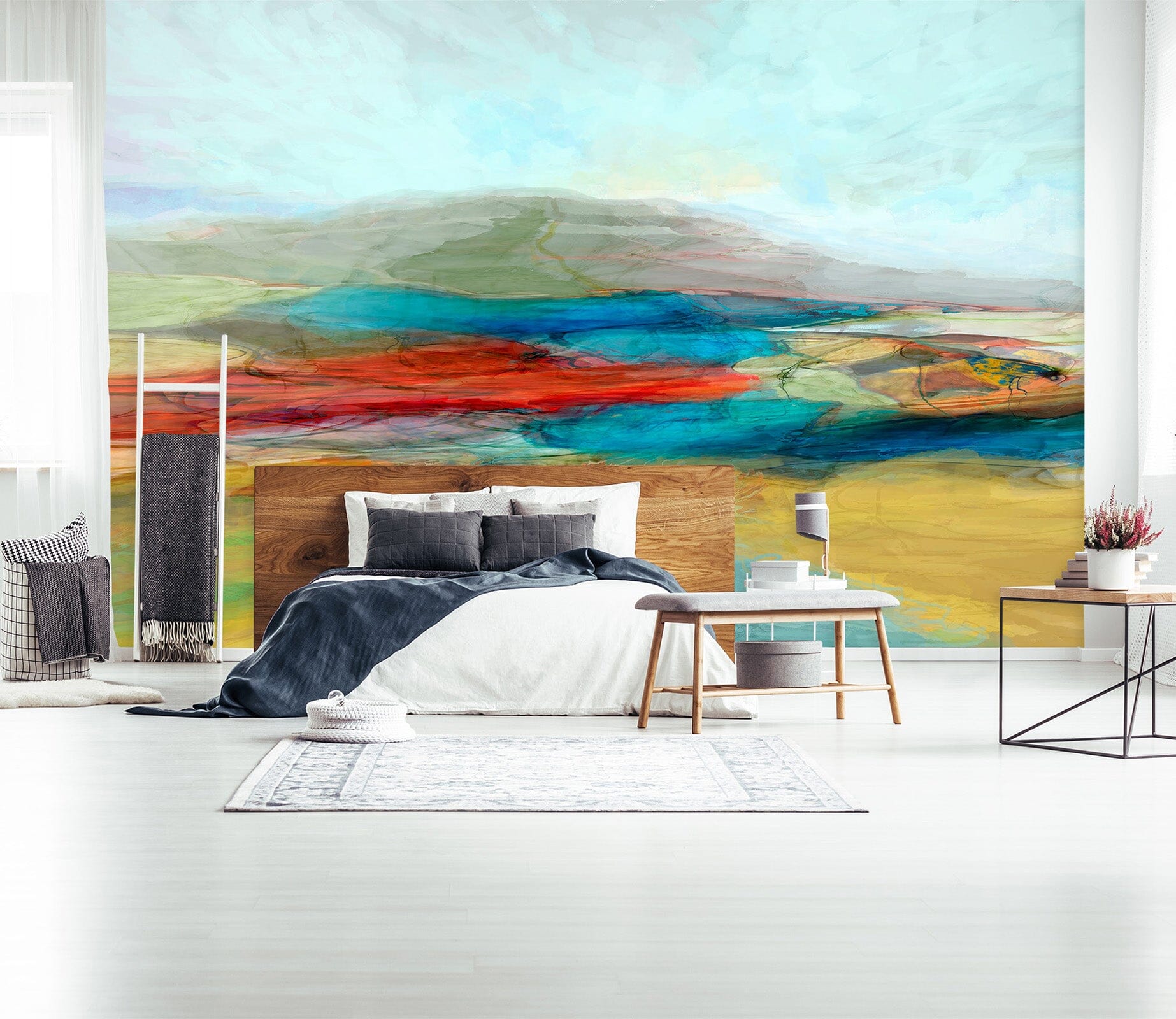 3D Colored Lake 1548 Michael Tienhaara Wall Mural Wall Murals Wallpaper AJ Wallpaper 2 