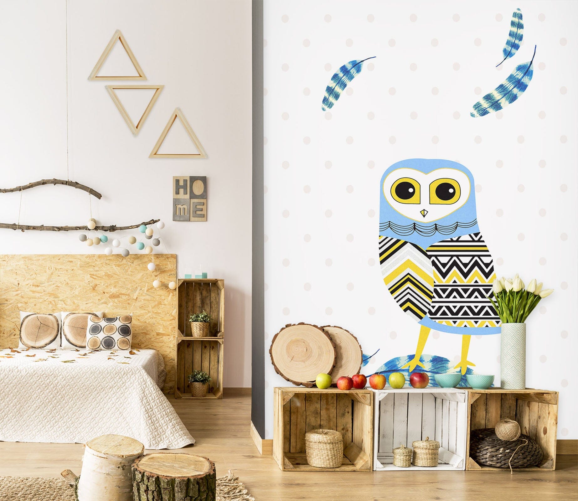 3D Parrot Feather 056 Wall Murals Wallpaper AJ Wallpaper 2 