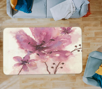 3D Flowers 32058 Non Slip Rug Mat
