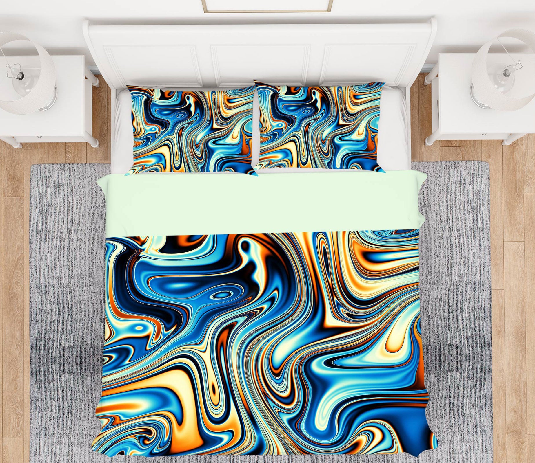 3D Texture 14003 Bed Pillowcases Quilt