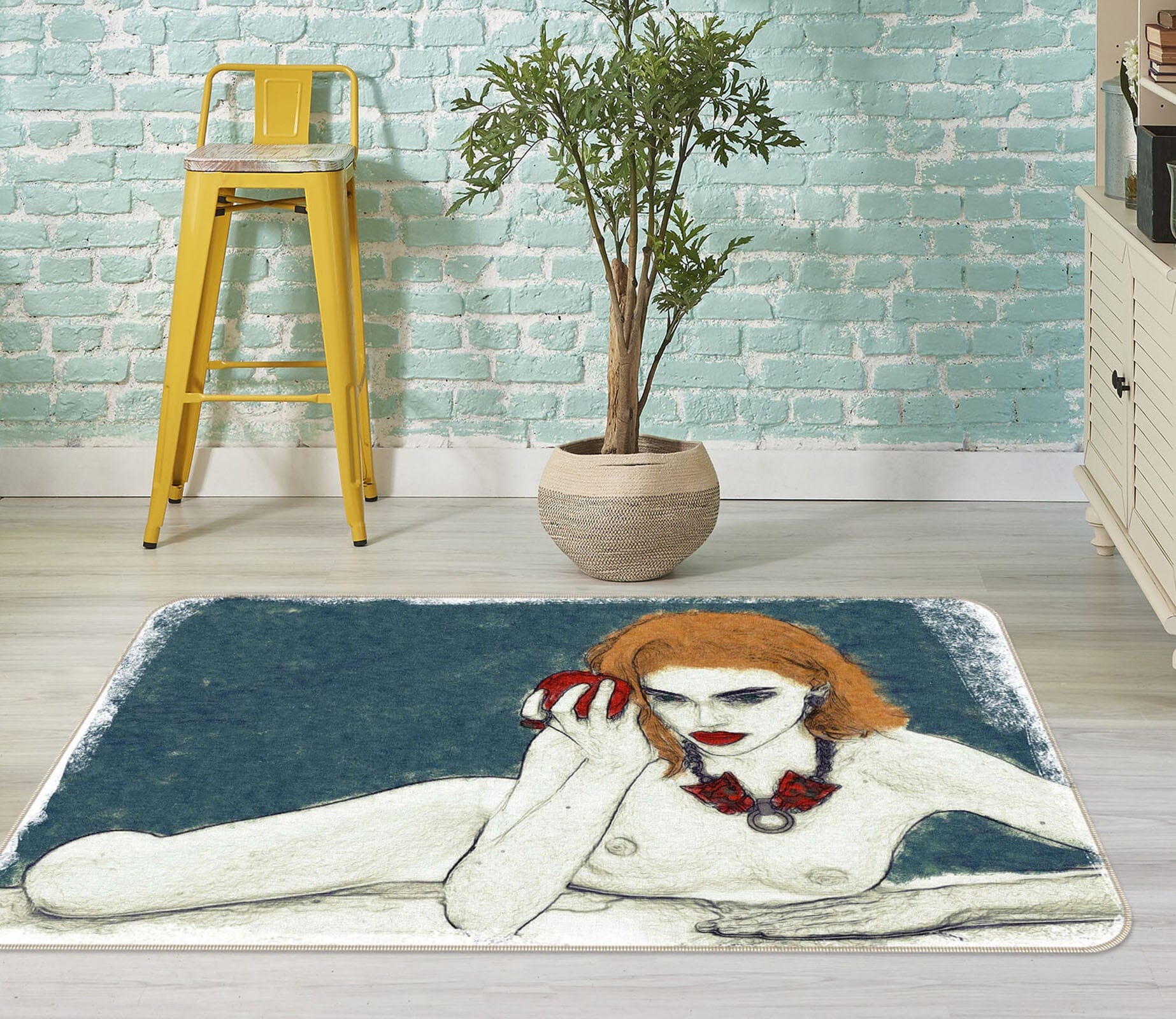 3D Sexy Girls 1008 Marco Cavazzana Rug Non Slip Rug Mat Mat AJ Creativity Home 