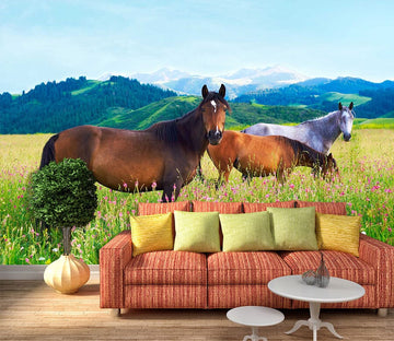 3D Prairie Horse 1064 Wall Murals Wallpaper AJ Wallpaper 2 