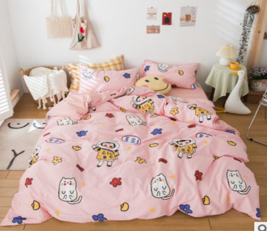 3D Small Animals 40230 Bed Pillowcases Quilt