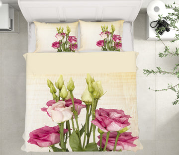 3D Flowers 19186 Bed Pillowcases Quilt