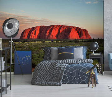 3D Red Steppe 1682 Wall Murals Wallpaper AJ Wallpaper 2 