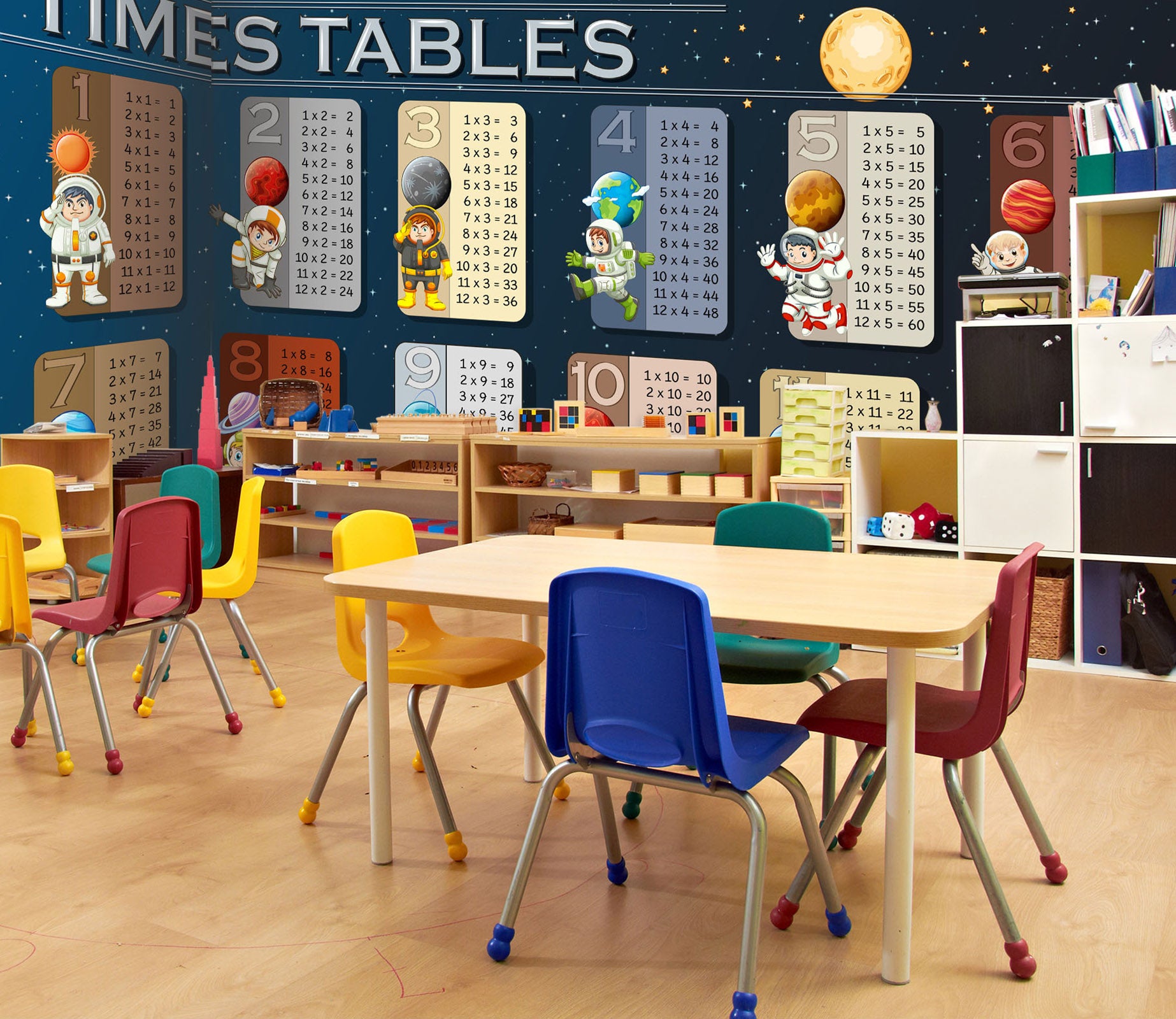 3D Astronaut Number 172 Wall Murals