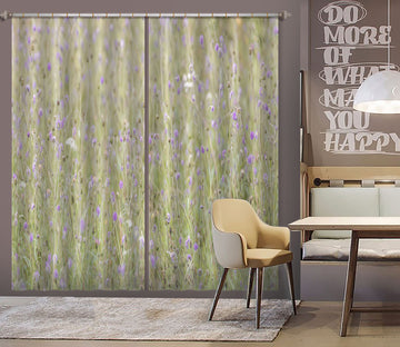 3D Lawn Wildflowers 6547 Assaf Frank Curtain Curtains Drapes