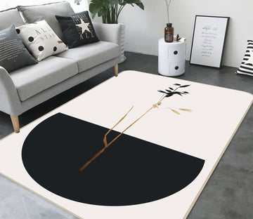 3D Black Land 1096 Boris Draschoff Rug Non Slip Rug Mat Mat AJ Creativity Home 