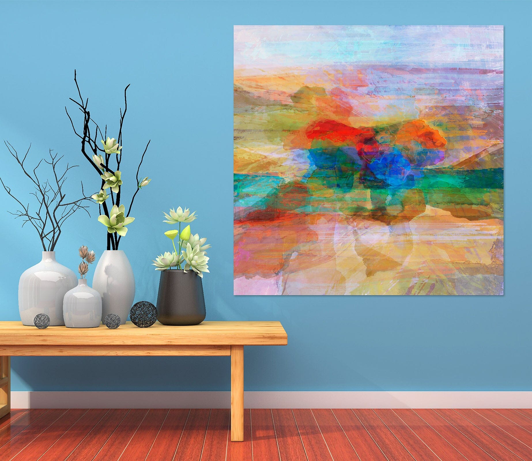 3D Color Bubbles 036 Michael Tienhaara Wall Sticker Wallpaper AJ Wallpaper 2 