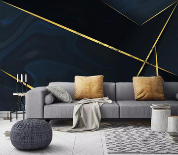 3D Golden Lines 1912 Wall Murals Wallpaper AJ Wallpaper 2 