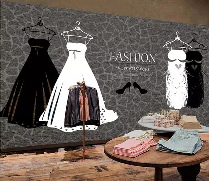 3D White Wedding Dress 2750 Wall Murals Wallpaper AJ Wallpaper 2 