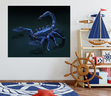 3D Metal Scorpion 053 Vincent Hie Wall Sticker Wallpaper AJ Wallpaper 2 