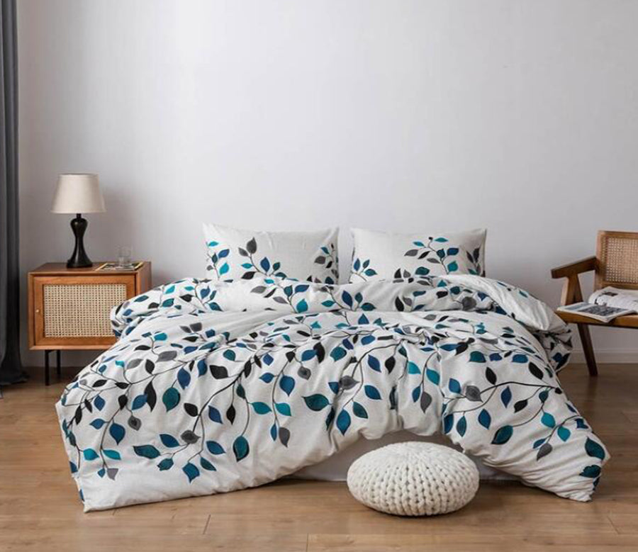 3D Leaf Vine 7081 Bed Pillowcases Quilt