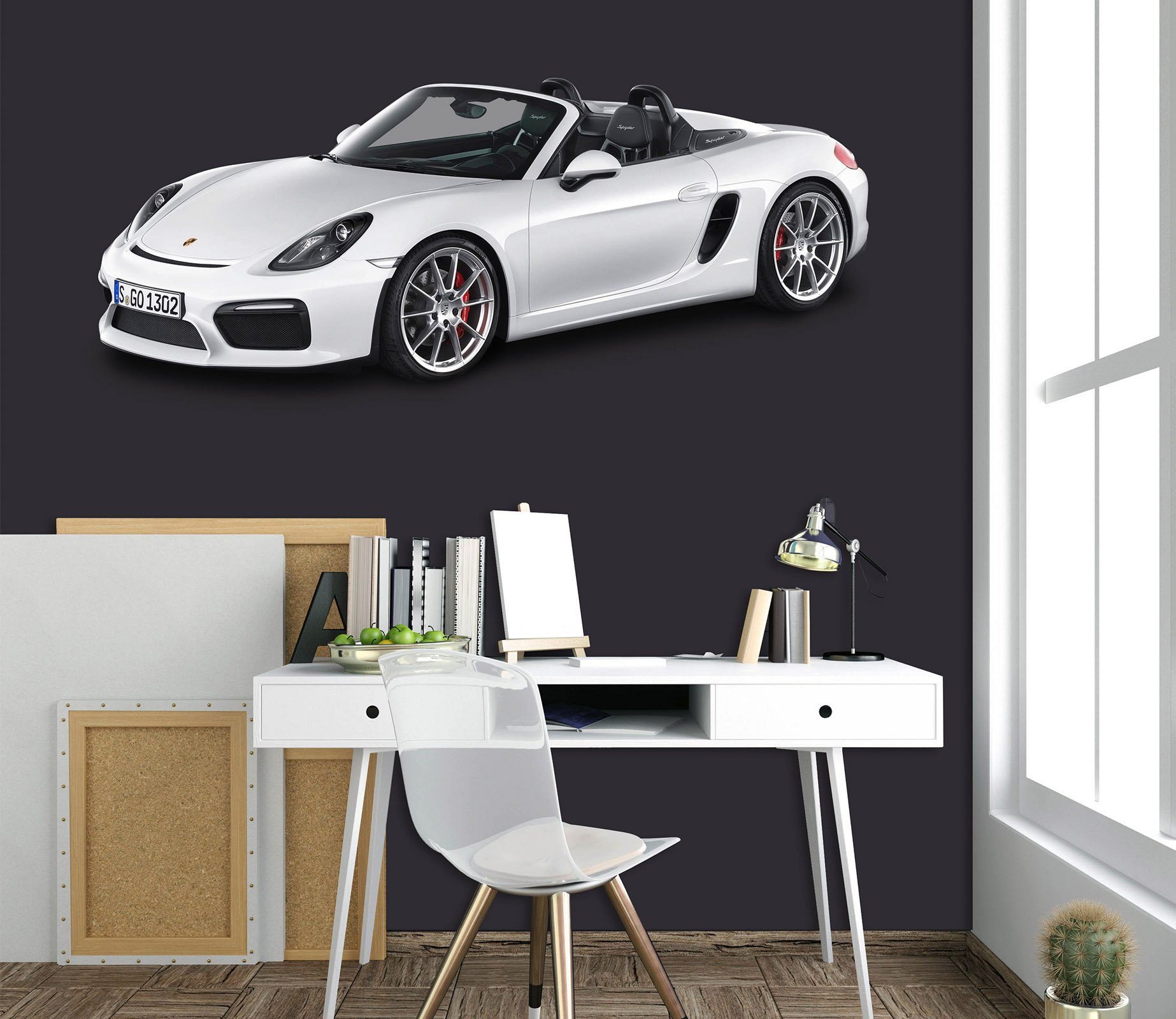 3D Sport Car Hood 0228 Vehicles Wallpaper AJ Wallpaper 