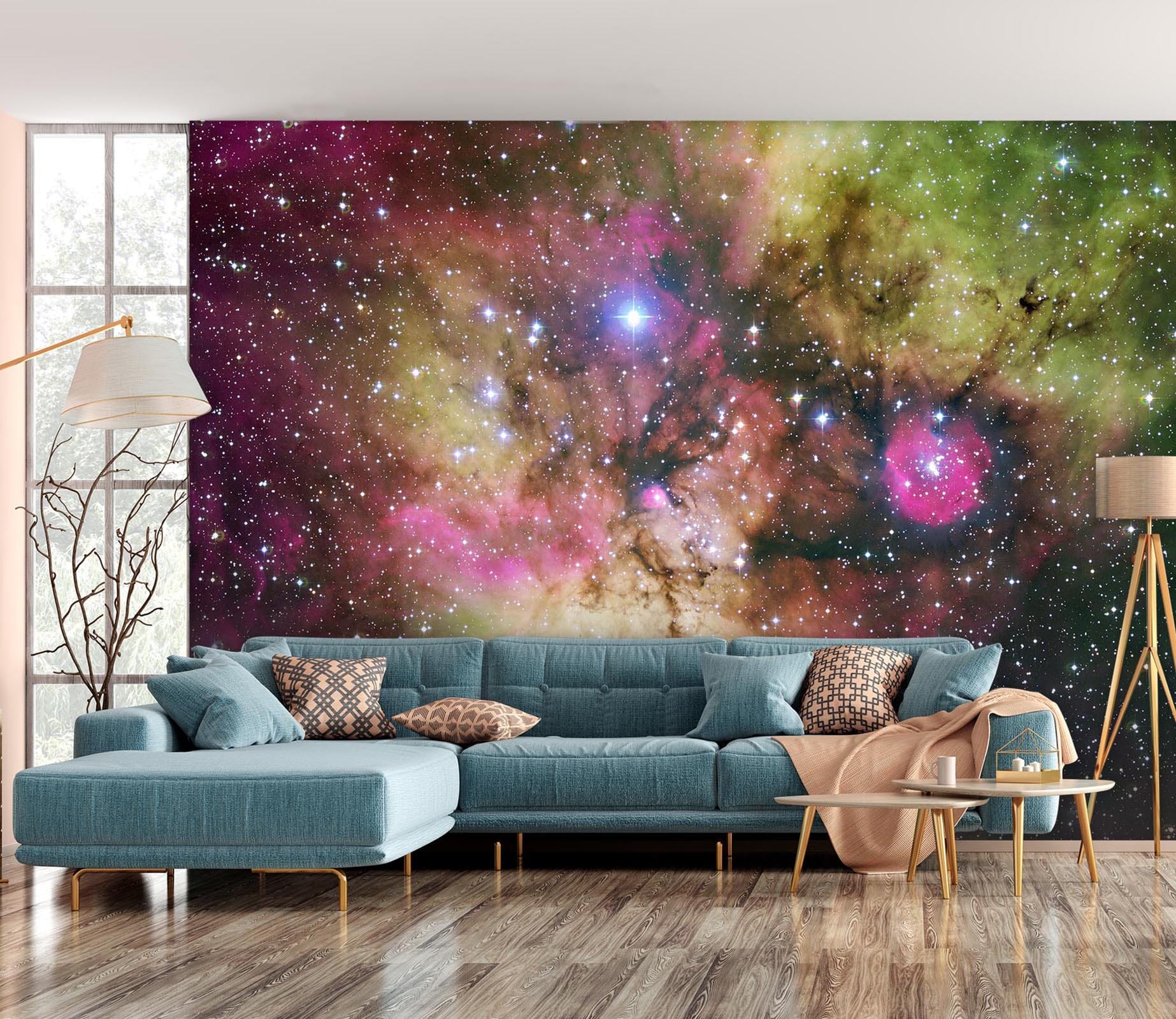 3D Purple Starry Sky 143 Wall Murals Wallpaper AJ Wallpaper 2 