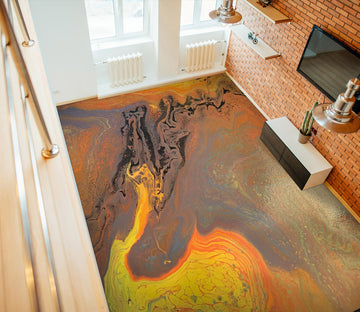 3D Golden Brown Texture 98202 Valerie Latrice Floor Mural