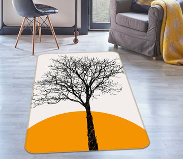 3D Moon Dead Tree 1120 Boris Draschoff Rug Non Slip Rug Mat Mat AJ Creativity Home 
