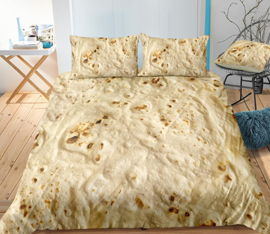 3D Bread 1196 Bed Pillowcases Quilt