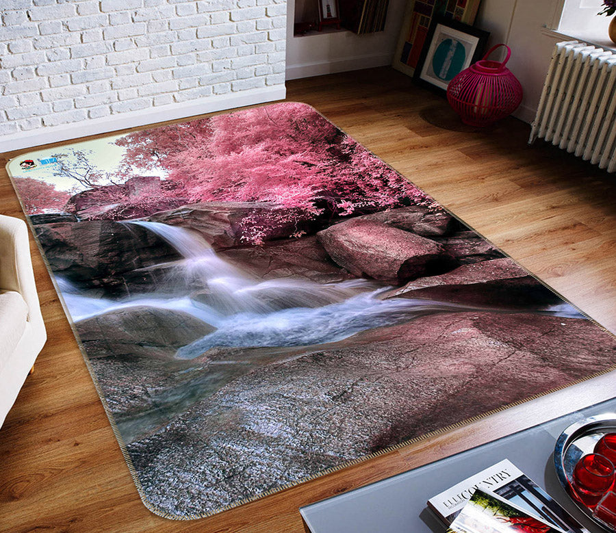 3D Waterfall 66132 Non Slip Rug Mat