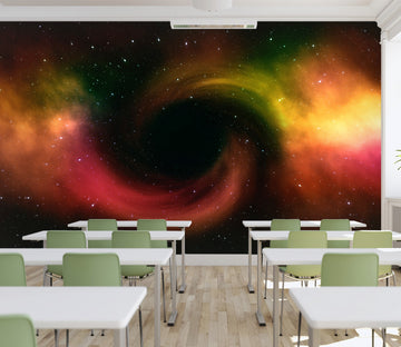 3D Black Hole Stars 138 Wall Murals